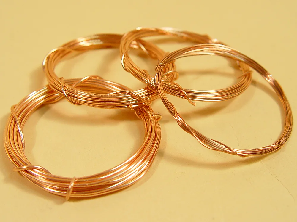 Ассортимент медной проволоки 0,5-1,2 мм, по 2 м