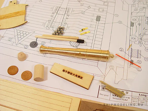 модель пушки 32-фунтовая пушка