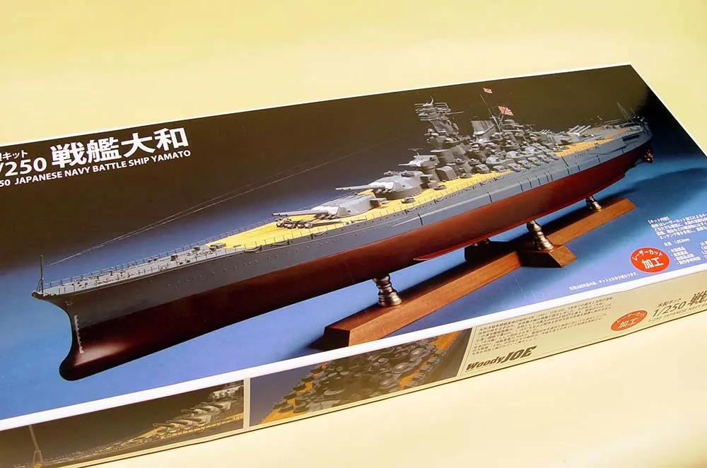 деревянная модель корабля Yamato