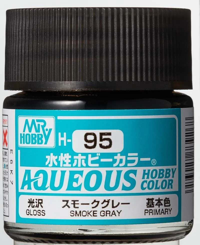 Краска Mr Hobby, акриловая, дымчато-серая глянцевая, H 95, 10 мл