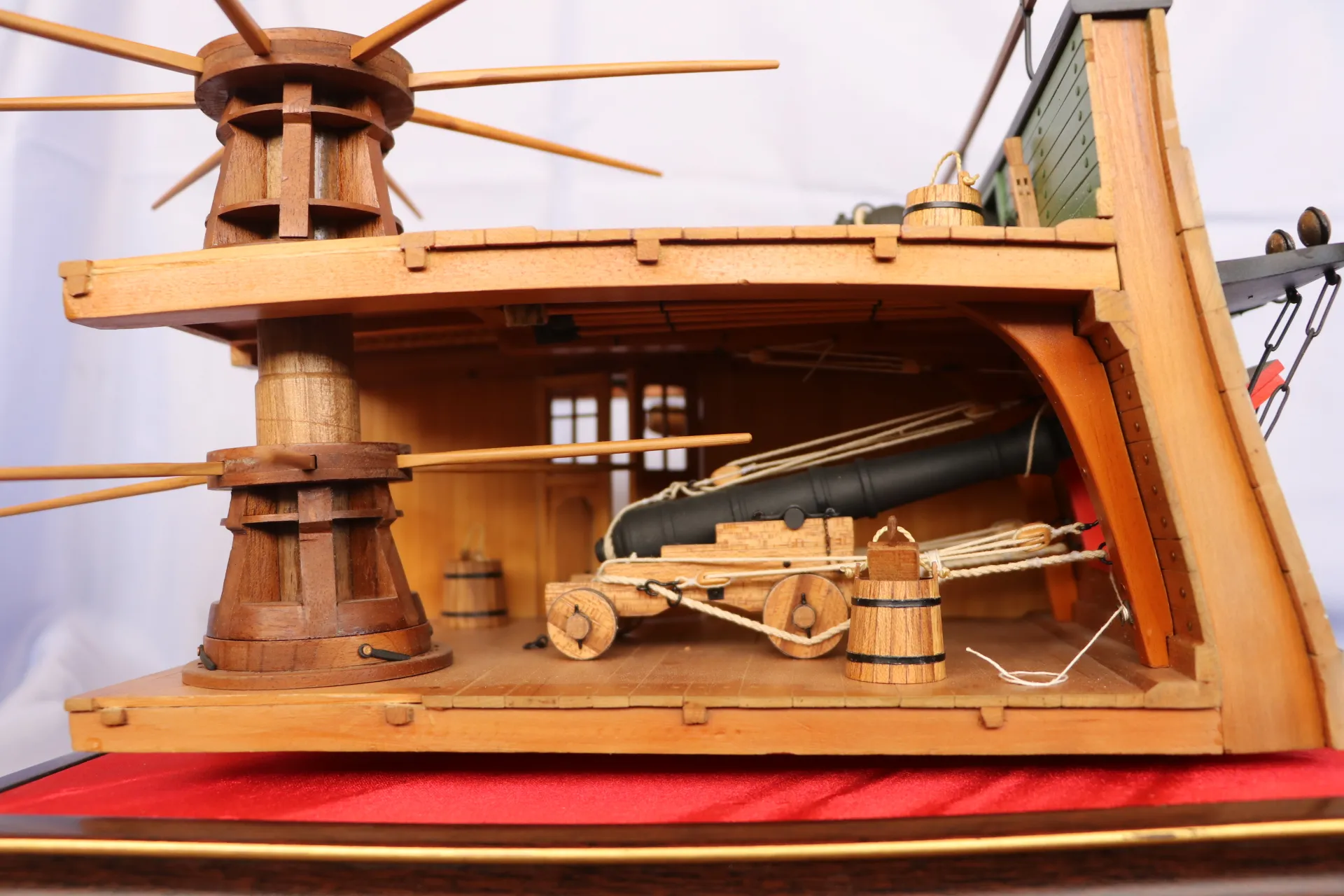 Модель корабля Шлюп "ВОСТОК" (фрагмент) - Верфь на Столе