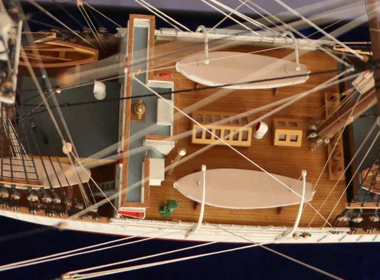Модель корабля Барк "Паркуа-Па?" - Верфь на Столе