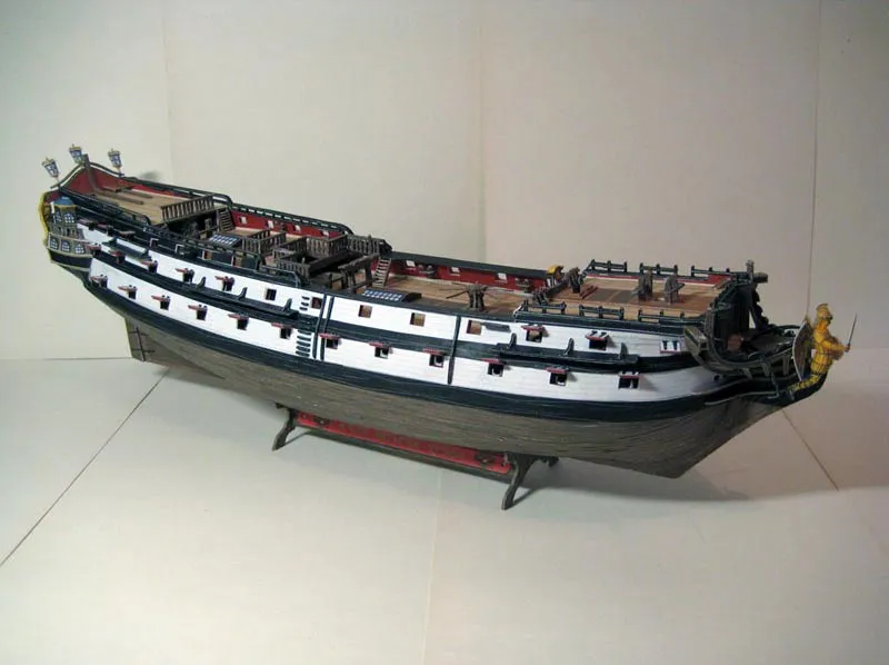 Модель из картона линейный корабль "Трёх Иерархов"