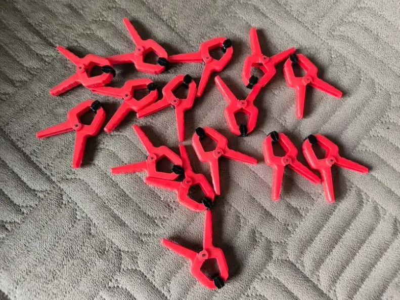 Зажим пластиковый, 38 мм, 3 шт.