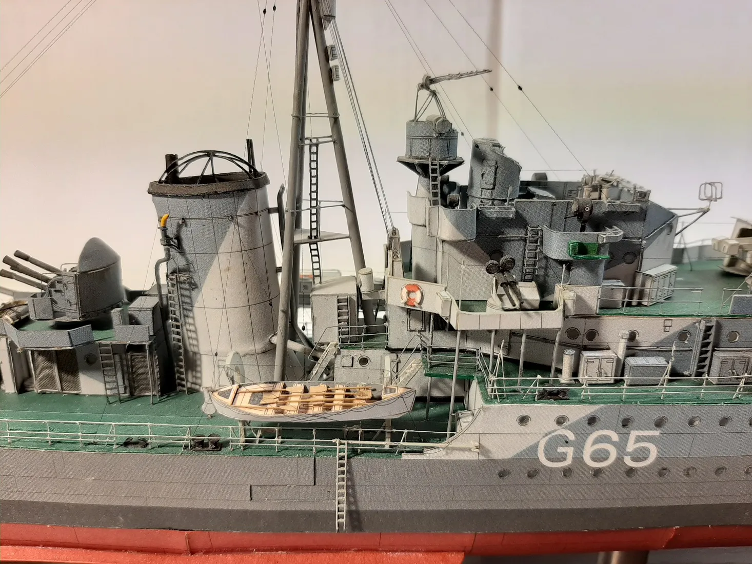 Модель корабля ORP "Piorun" - Верфь на Столе