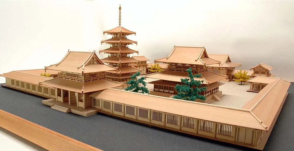Диорама Horyu-Ji, западная часть