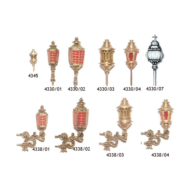 Кормовой фонарь, латунь и пластик, 40мм