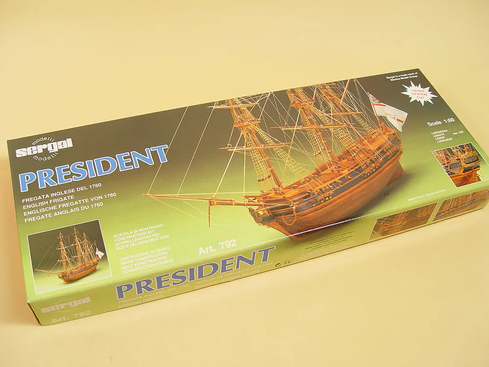 Модель корабля своими руками President (Новая версия)