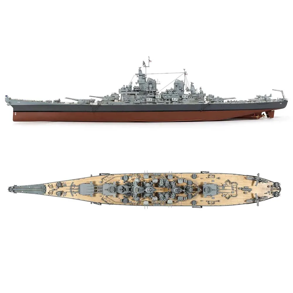 USS Missouri BB-63 + (Полный набор инструментов, клея и краски)