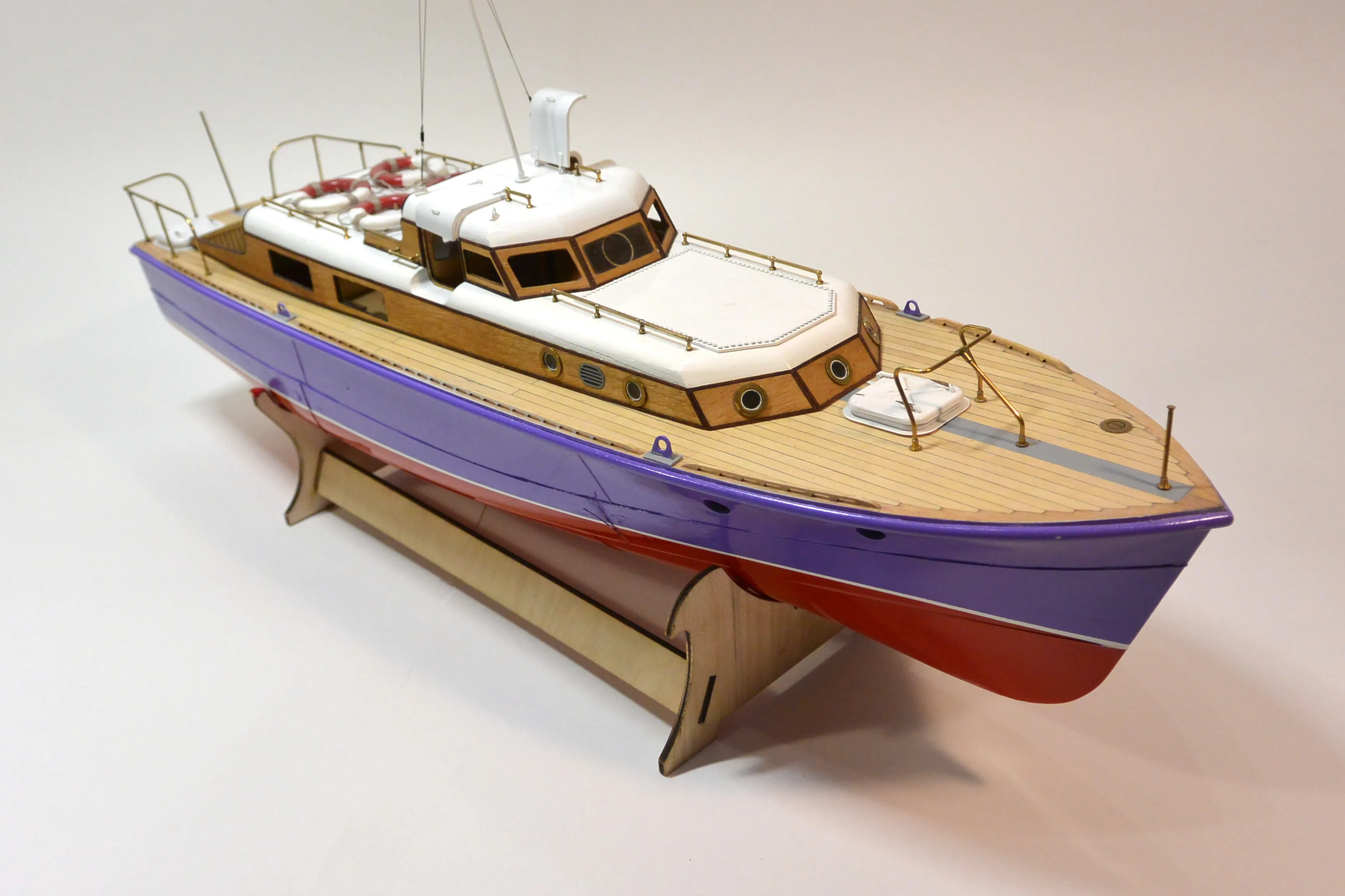 Модель корабля Адмиралтейский катер пр. 371Б - Верфь на Столе