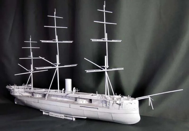 Модель из картона Броненосец Captain