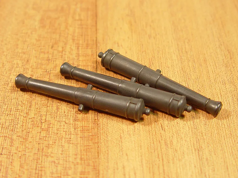 6-фунтовая пушка, Франция, металл, чернение, 50 мм