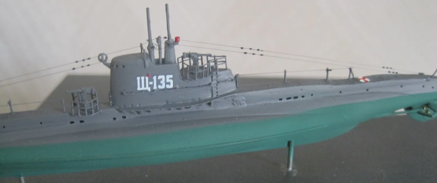 Модель корабля Подводная лодка типа Щука "135" - Верфь на Столе