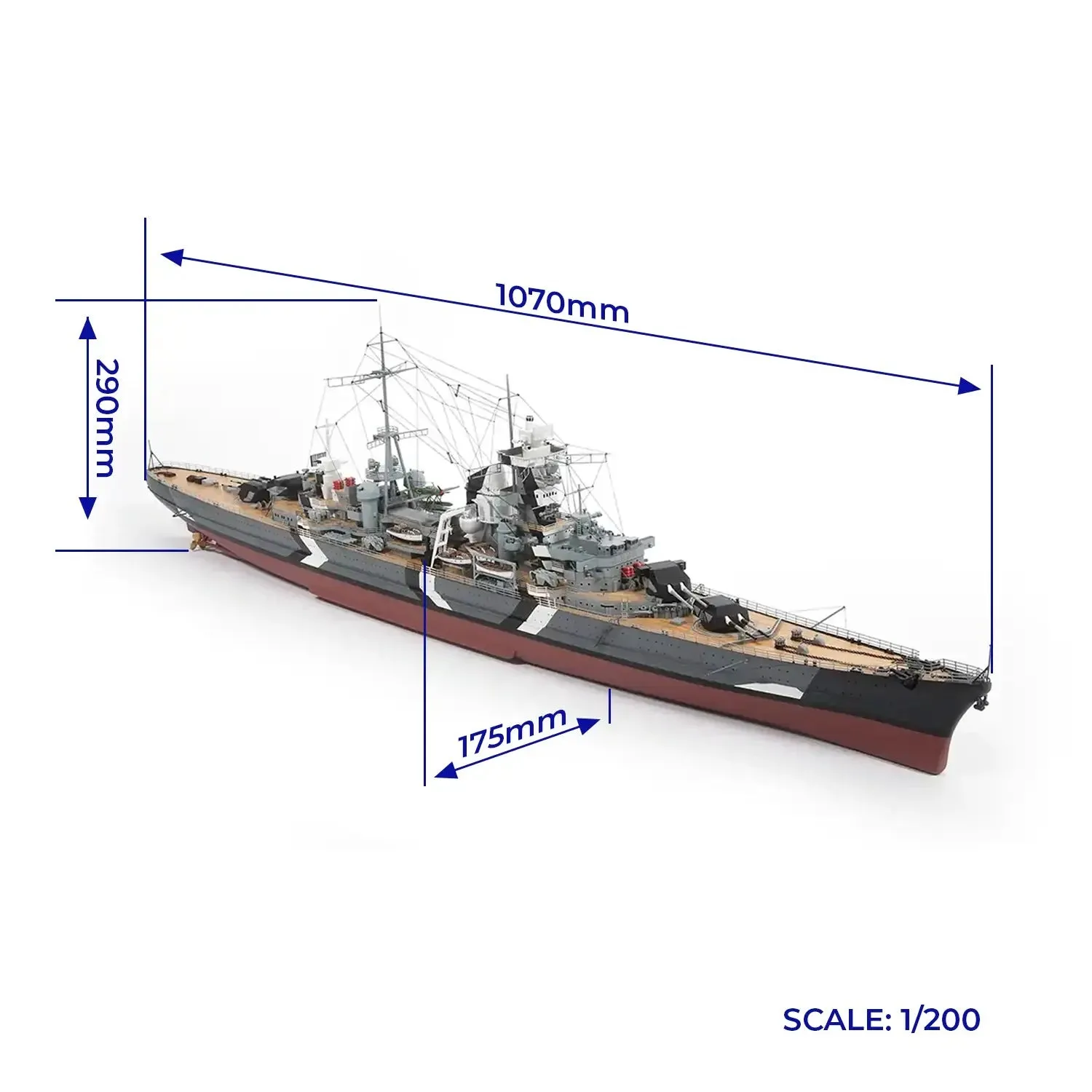модель корабля своими руками Prinz Eugen