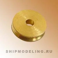 Шкив, латунь, 10 мм, 5 шт