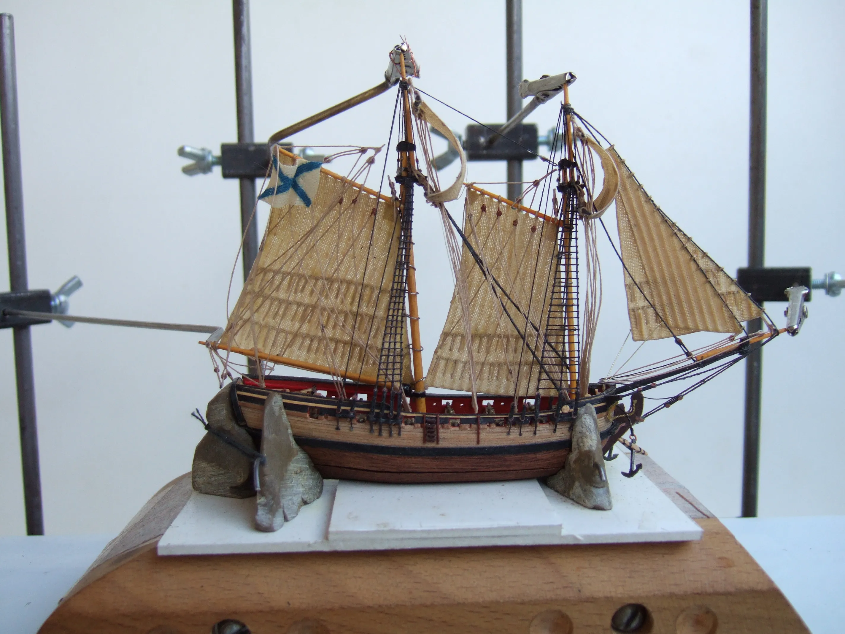 Модель корабля Шхуна «Измаил» - Верфь на Столе