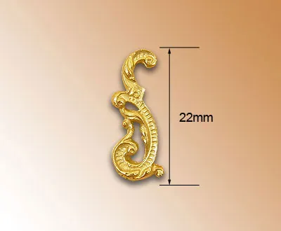 Декоративный элемент, завиток, 22 мм, металл