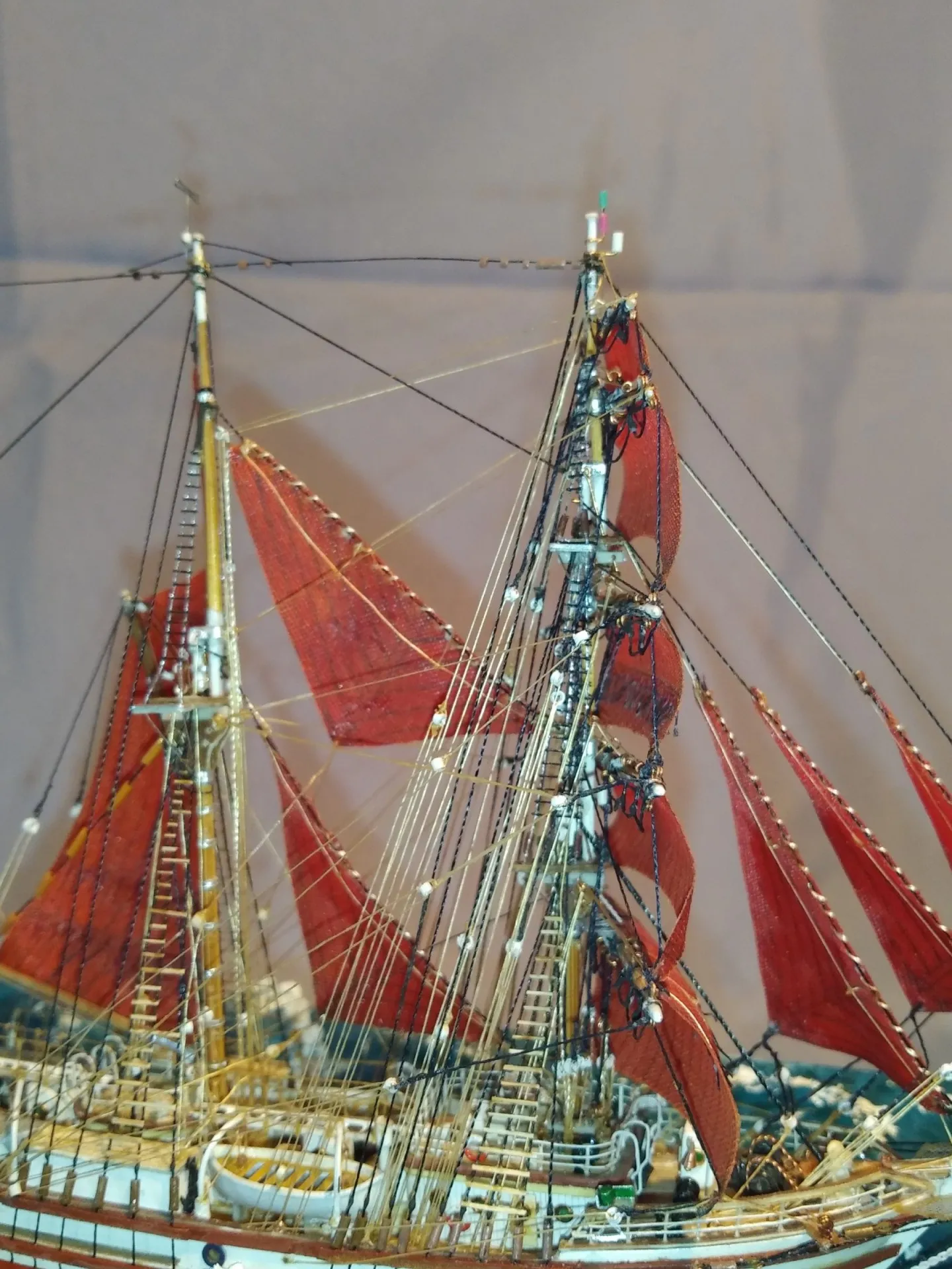 Модель корабля Баркентина "Вега" II - Верфь на Столе