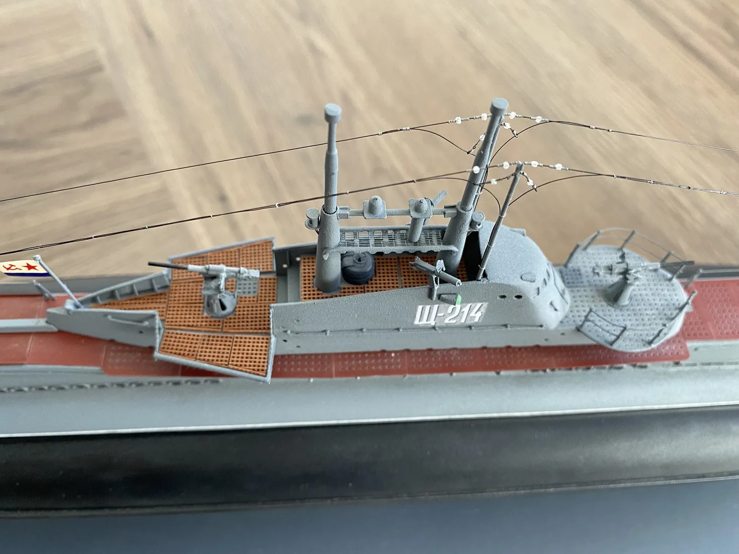 Модель корабля Подводная лодка Щ-214 - Верфь на Столе