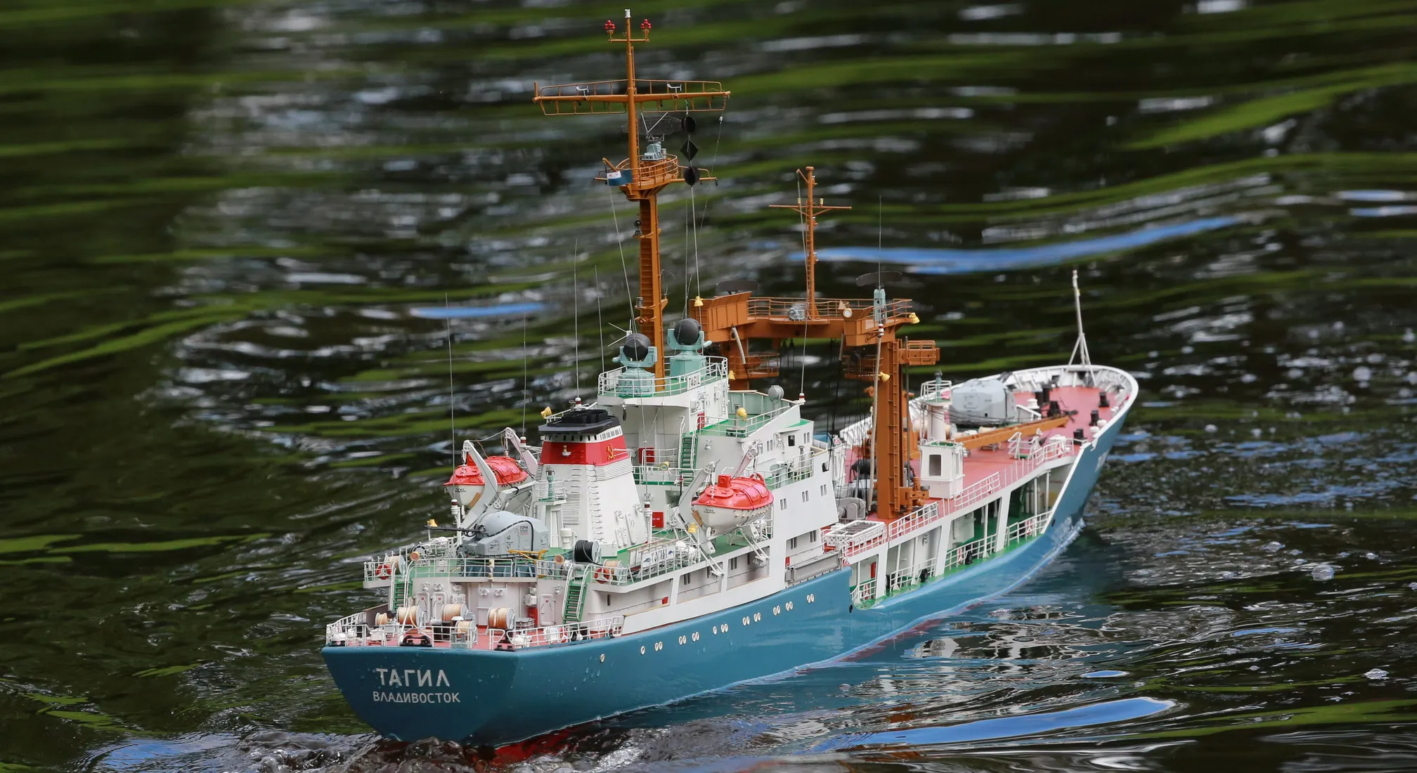 Модель корабля Морской водоналивной транспорт «Тагил» - Верфь на Столе