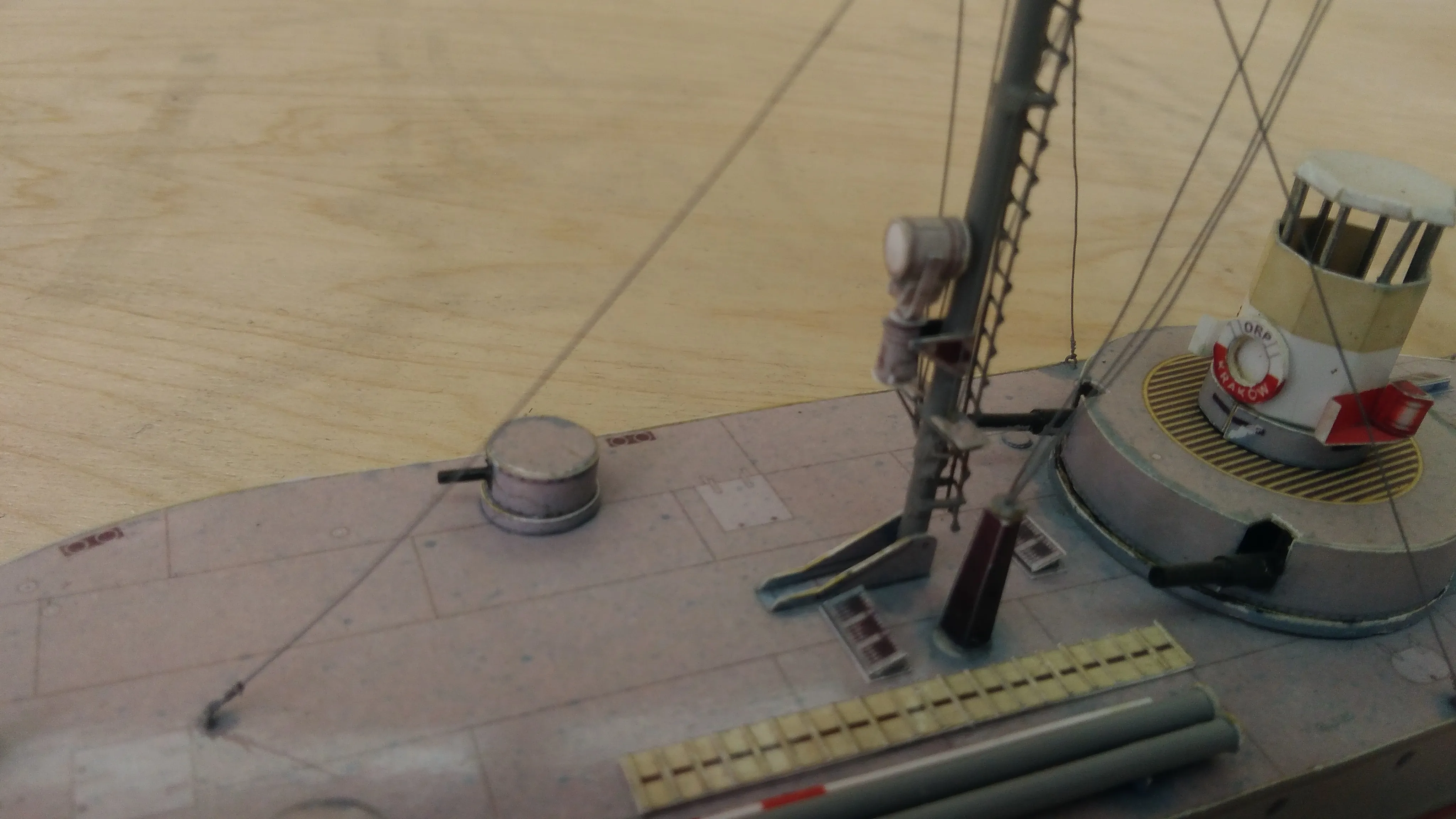 Модель корабля Речной монитор Краков - Верфь на Столе