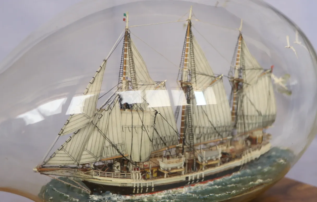 Модель корабля Шхуна "Заря" - Верфь на Столе