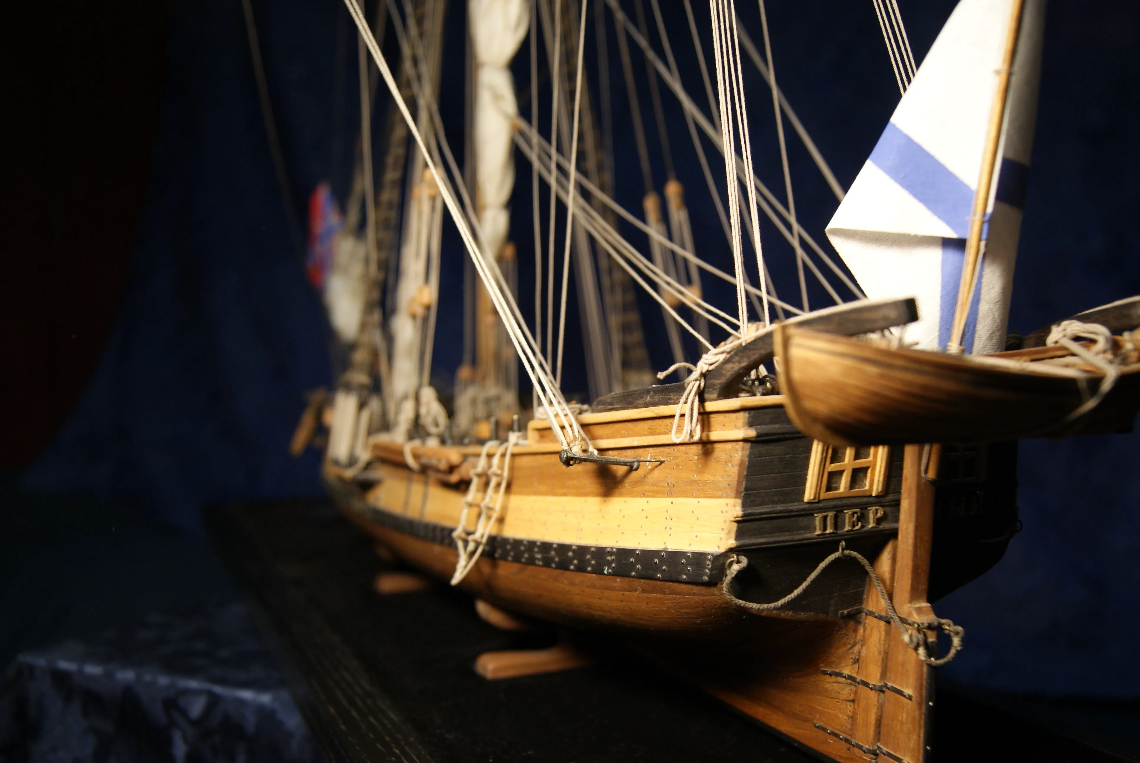 Модель корабля Бомбардирский корабль "ПЕРВЫЙ" - Верфь на Столе