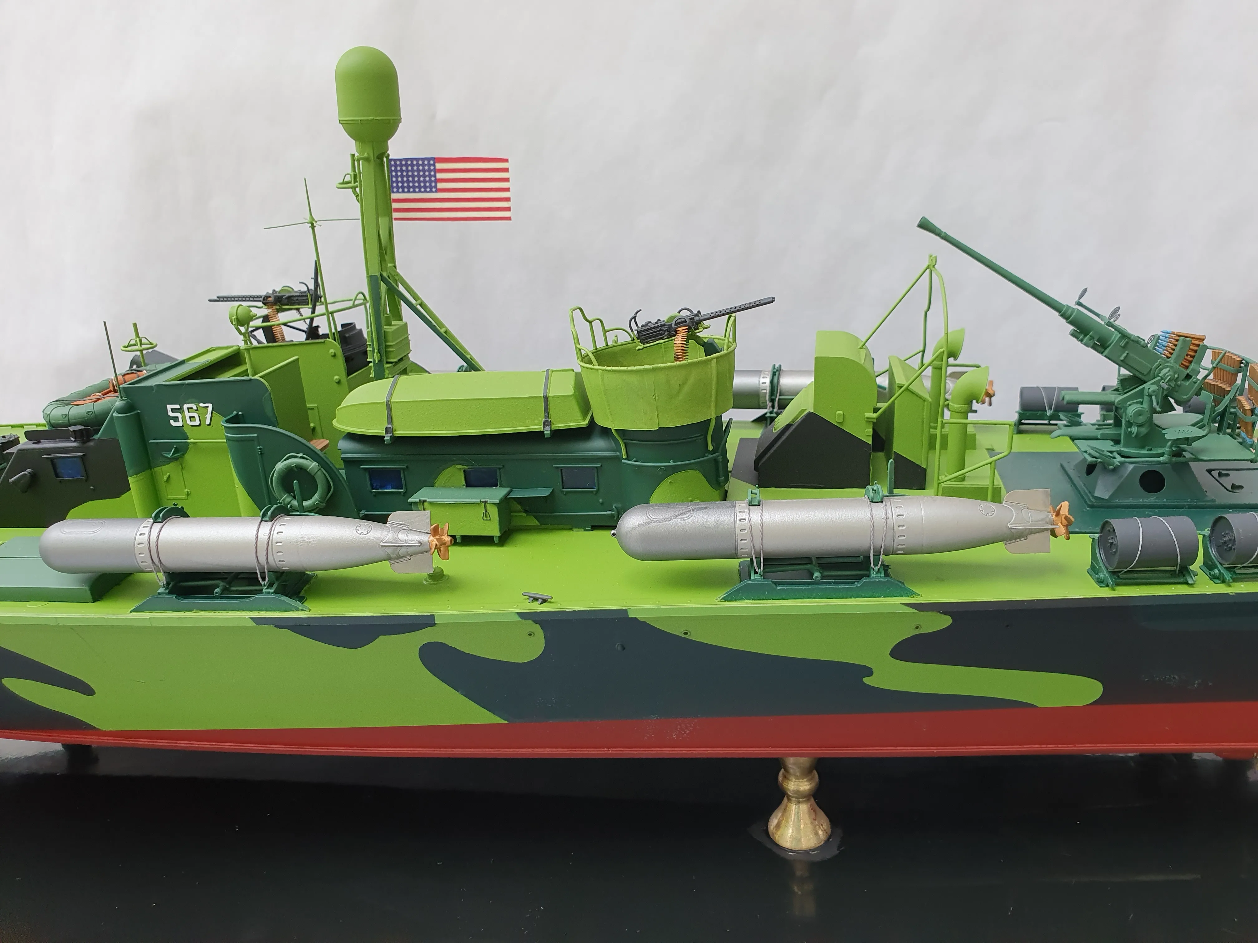 Модель корабля ELCO 80 TORPEDO BOAT PT-567 - Верфь на Столе