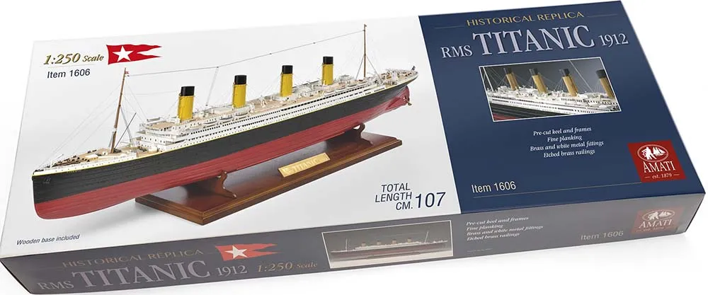Титаник (RMS Titanic) + (Полный набор инструментов, клея и краски)
