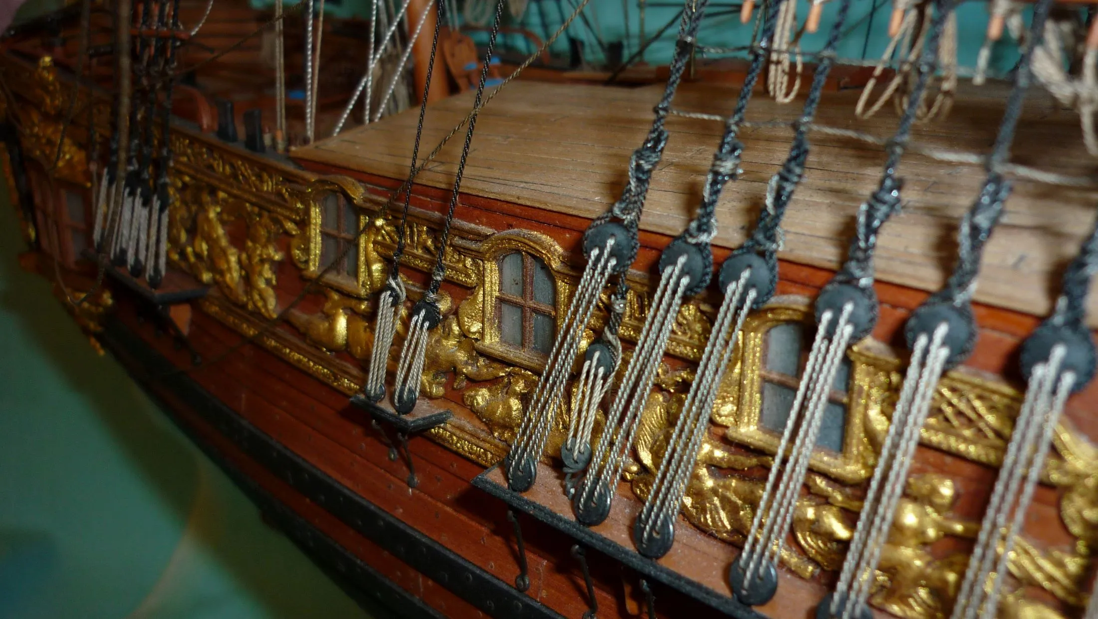 Модель корабля Королевская яхта «Royal Caroline», Англия - Верфь на Столе