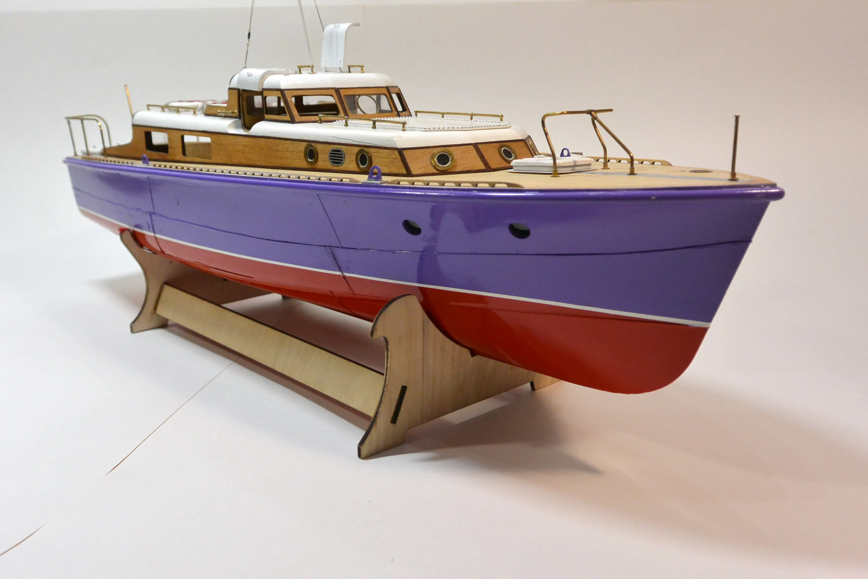 Модель корабля Адмиралтейский катер пр. 371Б - Верфь на Столе