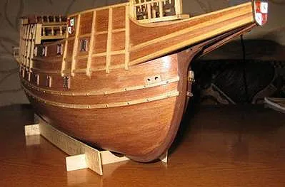 San Martin OcCre. Готовый нос (более поздний этап работ)