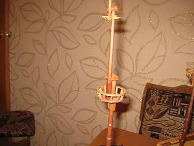 San Martin OcCre. Квадратные шпоры стеньги и флагштока