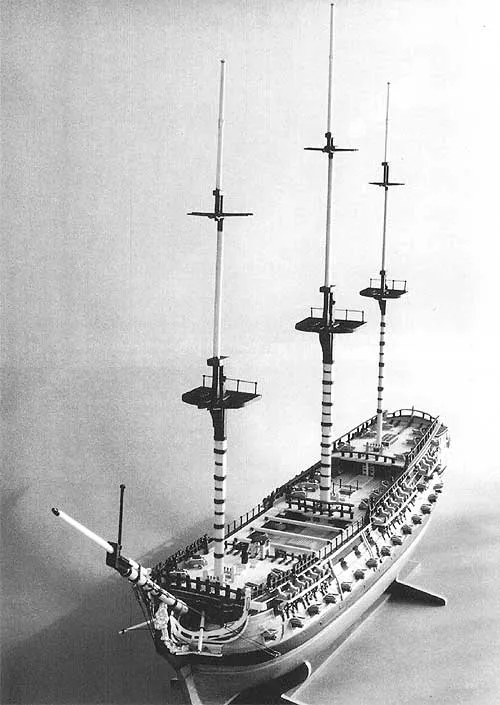 Модель до такелажных работ