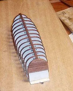 San Martin OcCre. Шпангоуты и киль San Martin OcCre. Шпангоуты и киль