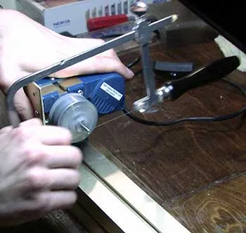 Теперь надо отпилить практически готовый шкив