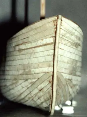 Укладка реек в районе скул