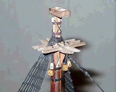 Топ мачты на модели