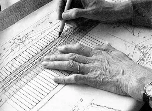 Изготовление парусов. Обводка шаблона