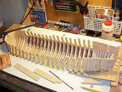 Адмиралтейская модель парусника Salamandre